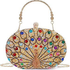 Rhinestone Evening Clutch Purses for Women Evening Clutch bag Crossbody & Should